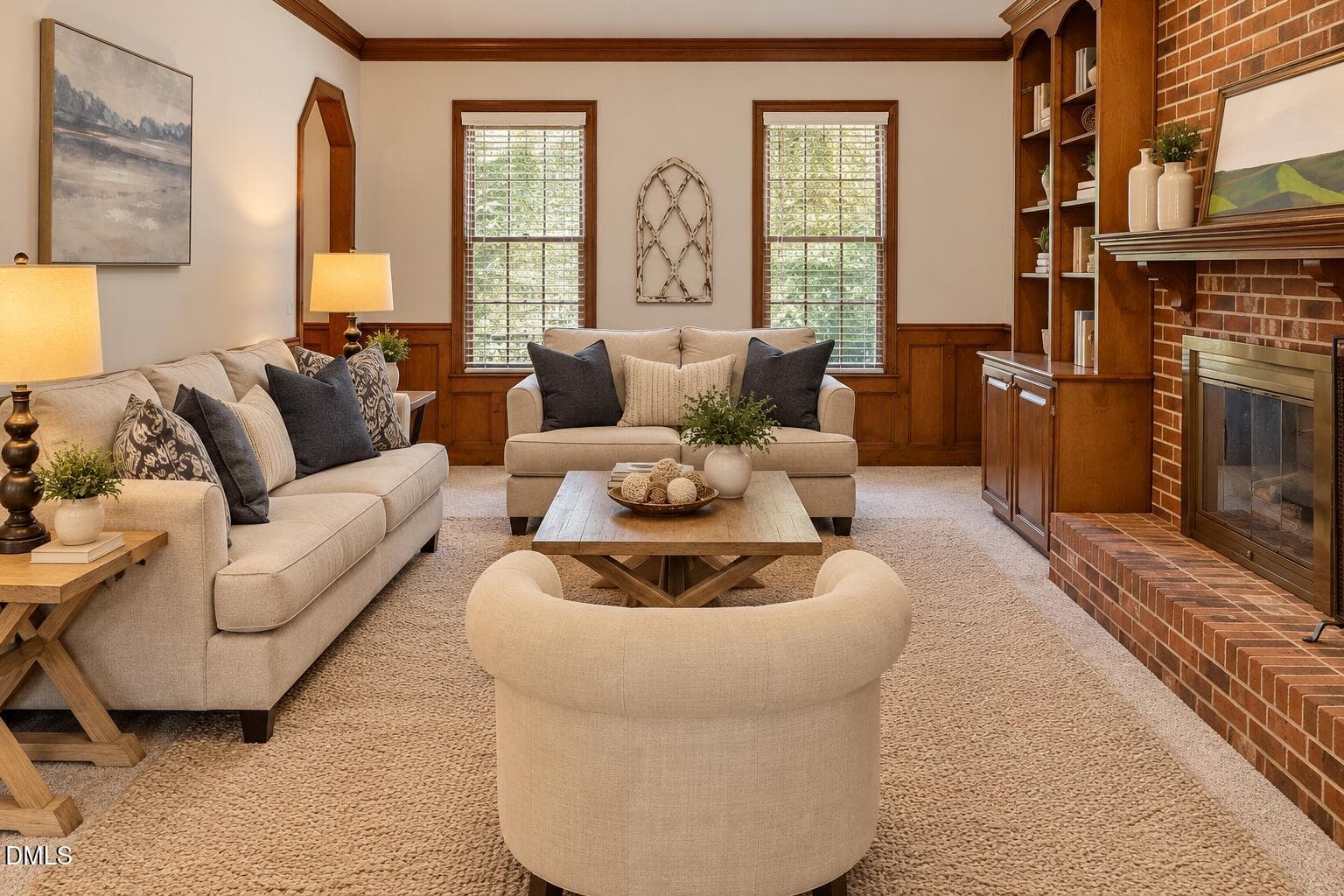Cozy Traditional Living Room Retreat - 4925 Birchleaf Drive, Raleigh, NC 27606