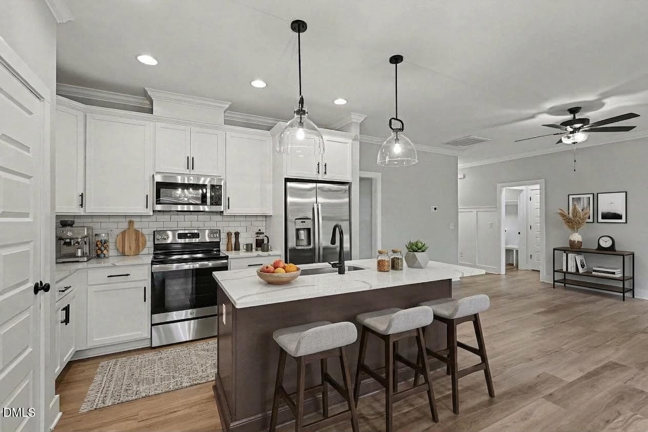 Virtually staged - 104 Averly Court, Stem, NC 27581