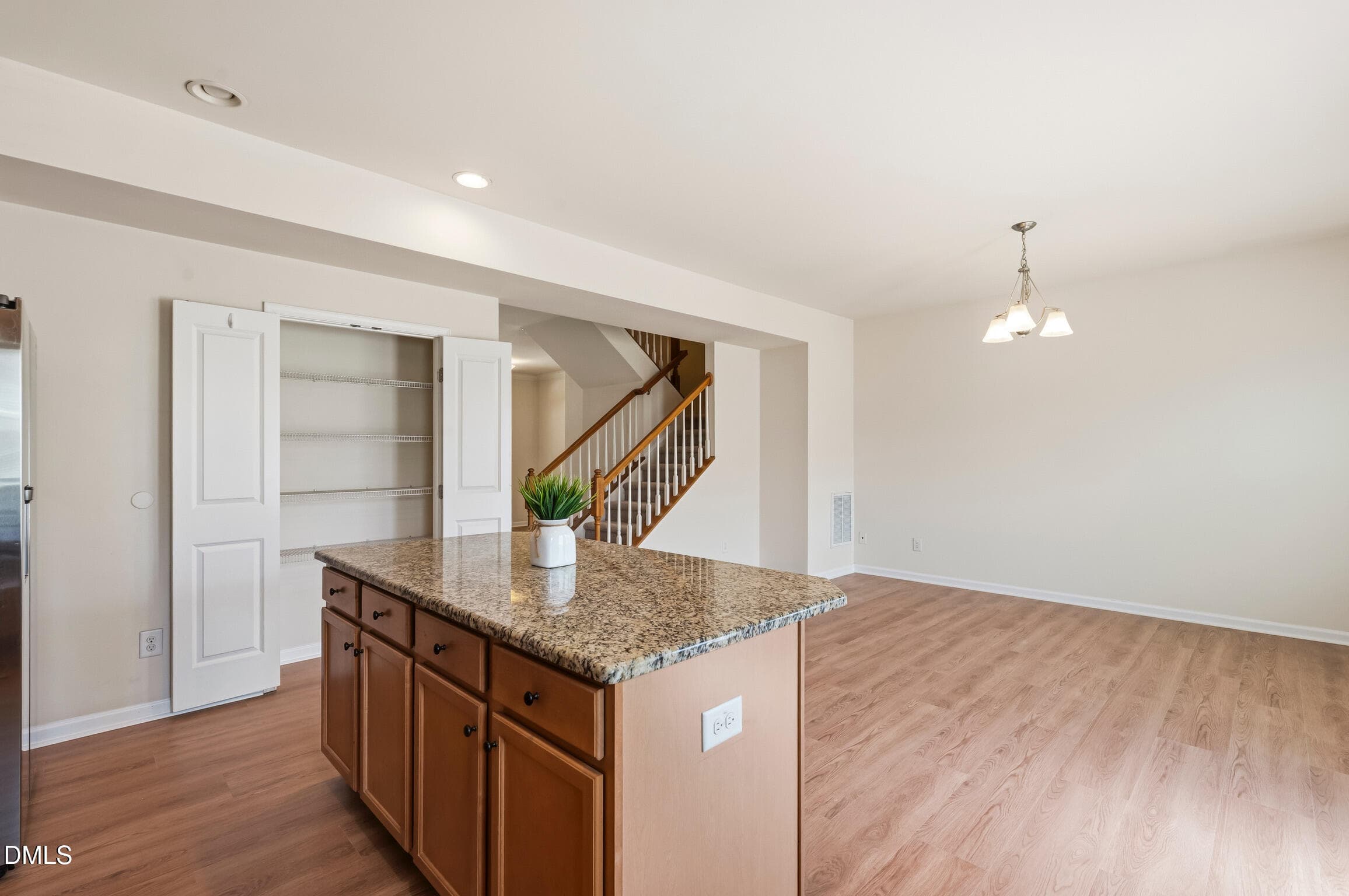 KitchenViewTowardsStairs - 2417 Historic Circle, Morrisville, NC 27560