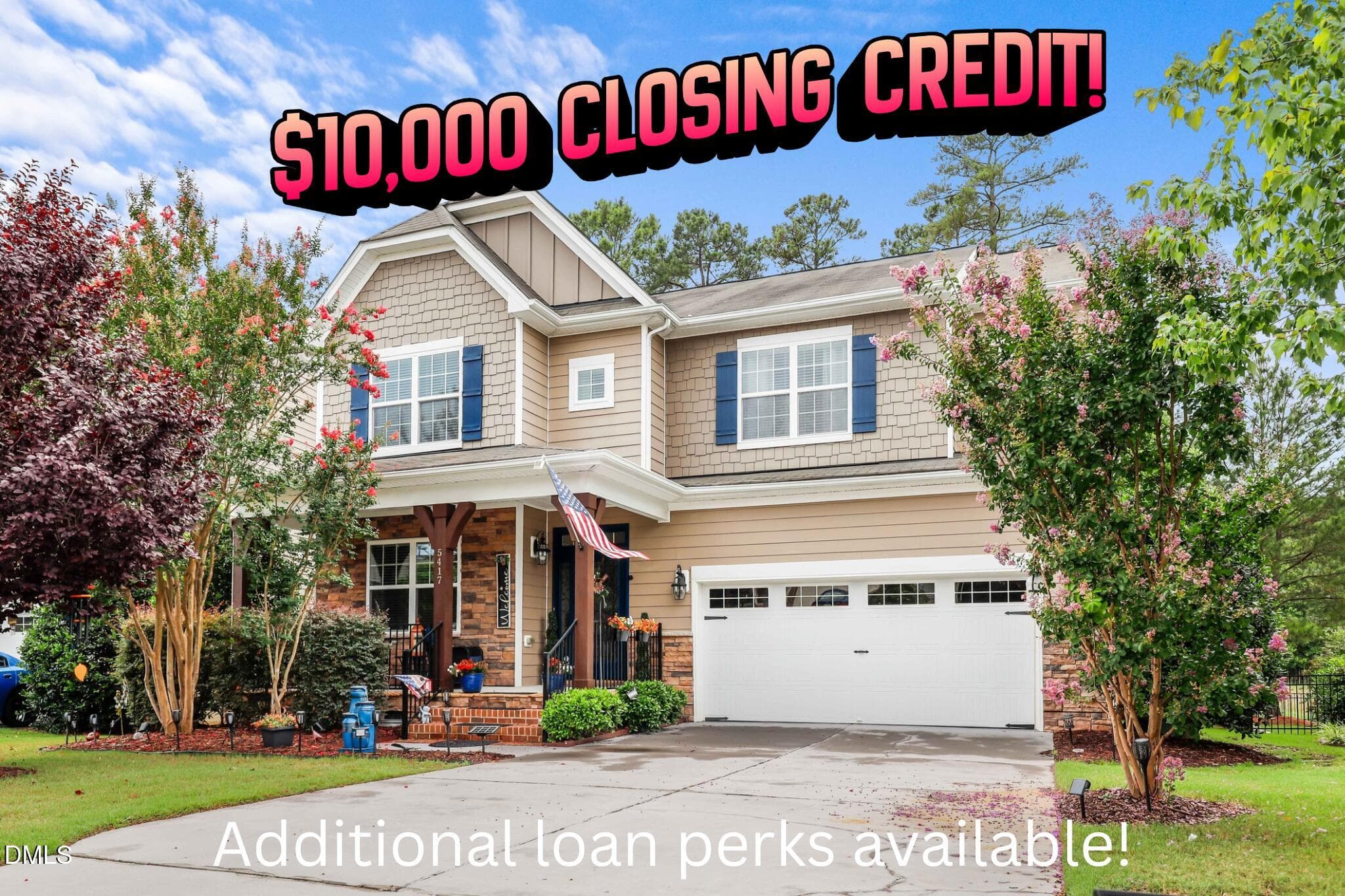 Moneta closing credit - 5417 Moneta Lane, Apex, NC 27539