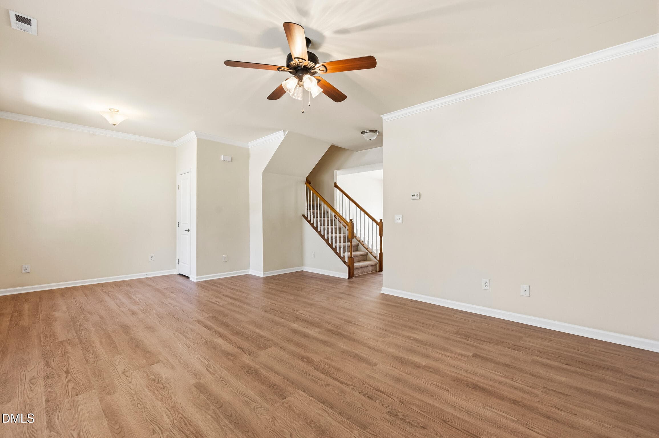 FamilyRoomtoStairsview - 2417 Historic Circle, Morrisville, NC 27560