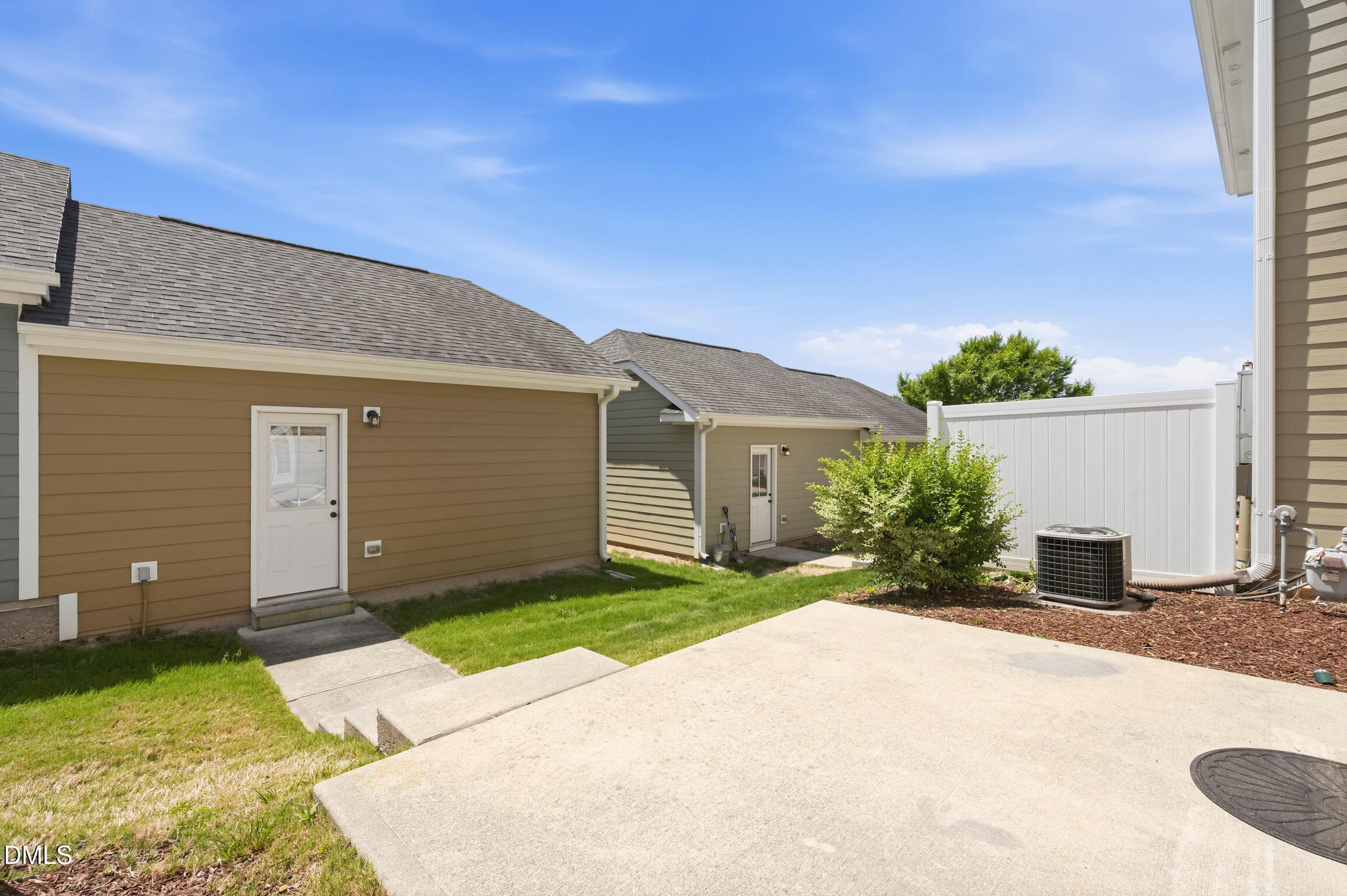 GarageFromPatio - 2417 Historic Circle, Morrisville, NC 27560