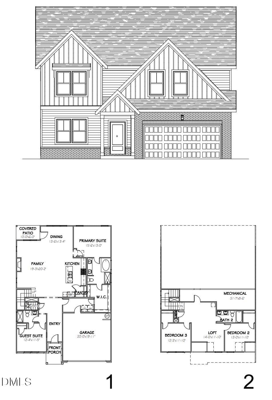 Floor Plan - 1005 Pinhook Lane, Mebane, NC 27302