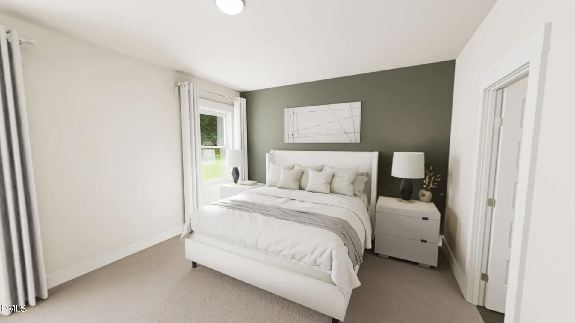 Primary Bedroom Rendering - 1005 Pinhook Lane, Mebane, NC 27302