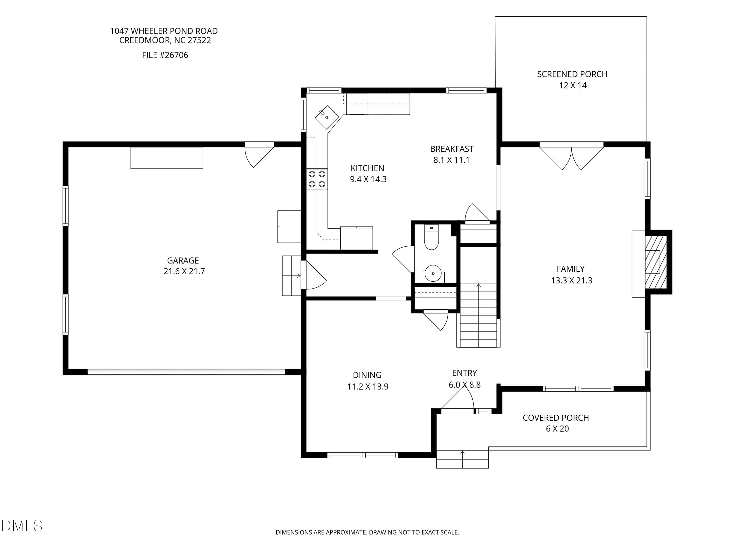 1st_floor_1047_wheeler_rond_road_creedmo - 1047 Wheeler Pond Road, Creedmoor, NC 27522, Creedmoor