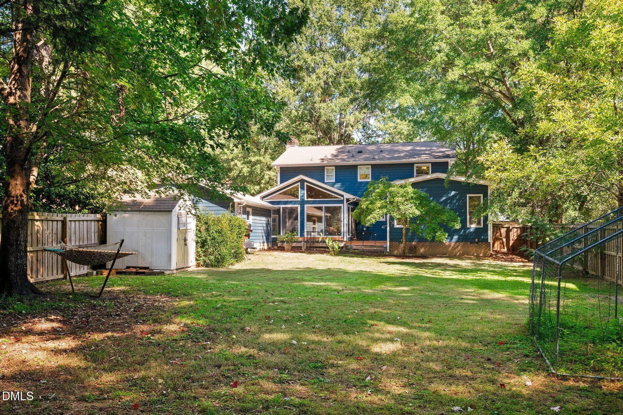 Flat Backyard - 1206 Little Acres Drive, Durham, NC 27713