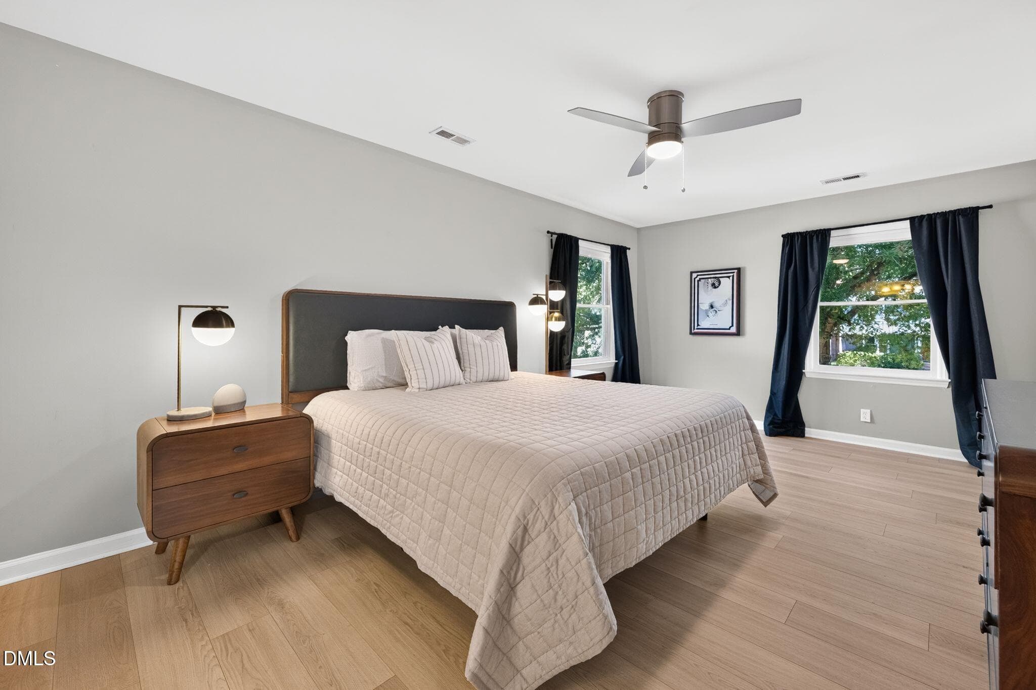 Upstairs Primary Bedroom - 1206 Little Acres Drive, Durham, NC 27713