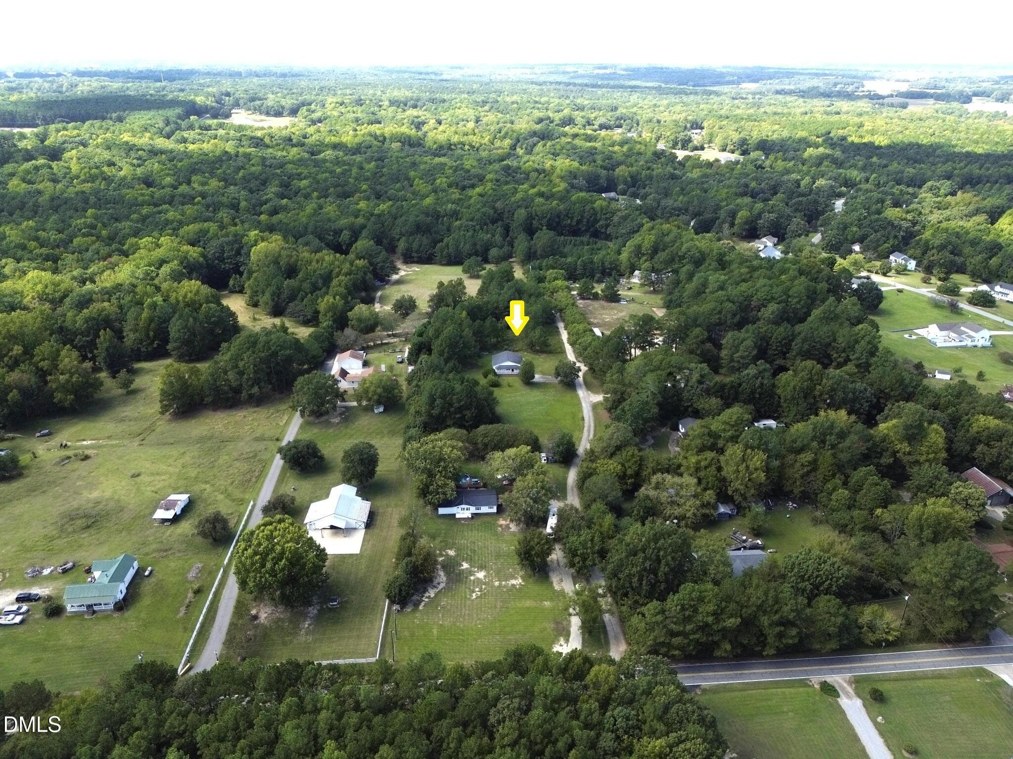 Drone from road - 327f Bobbitt Road, Clayton, NC 27520