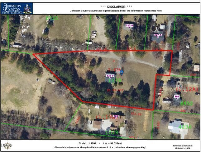 GIS - 327f Bobbitt Road, Clayton, NC 27520