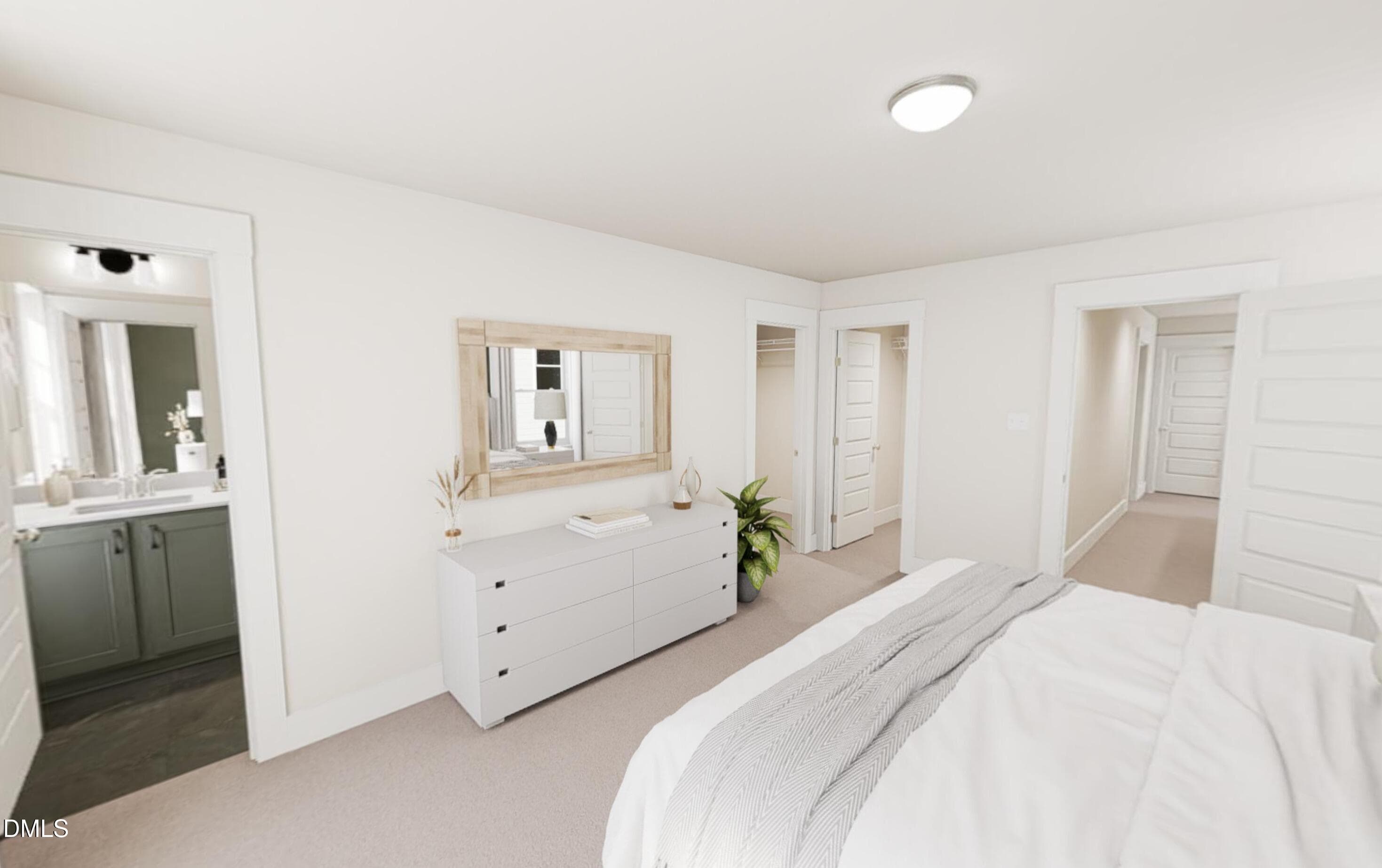 Primary Bedroom rendering - 1804 Avett Song Place, Wendell, NC 27591