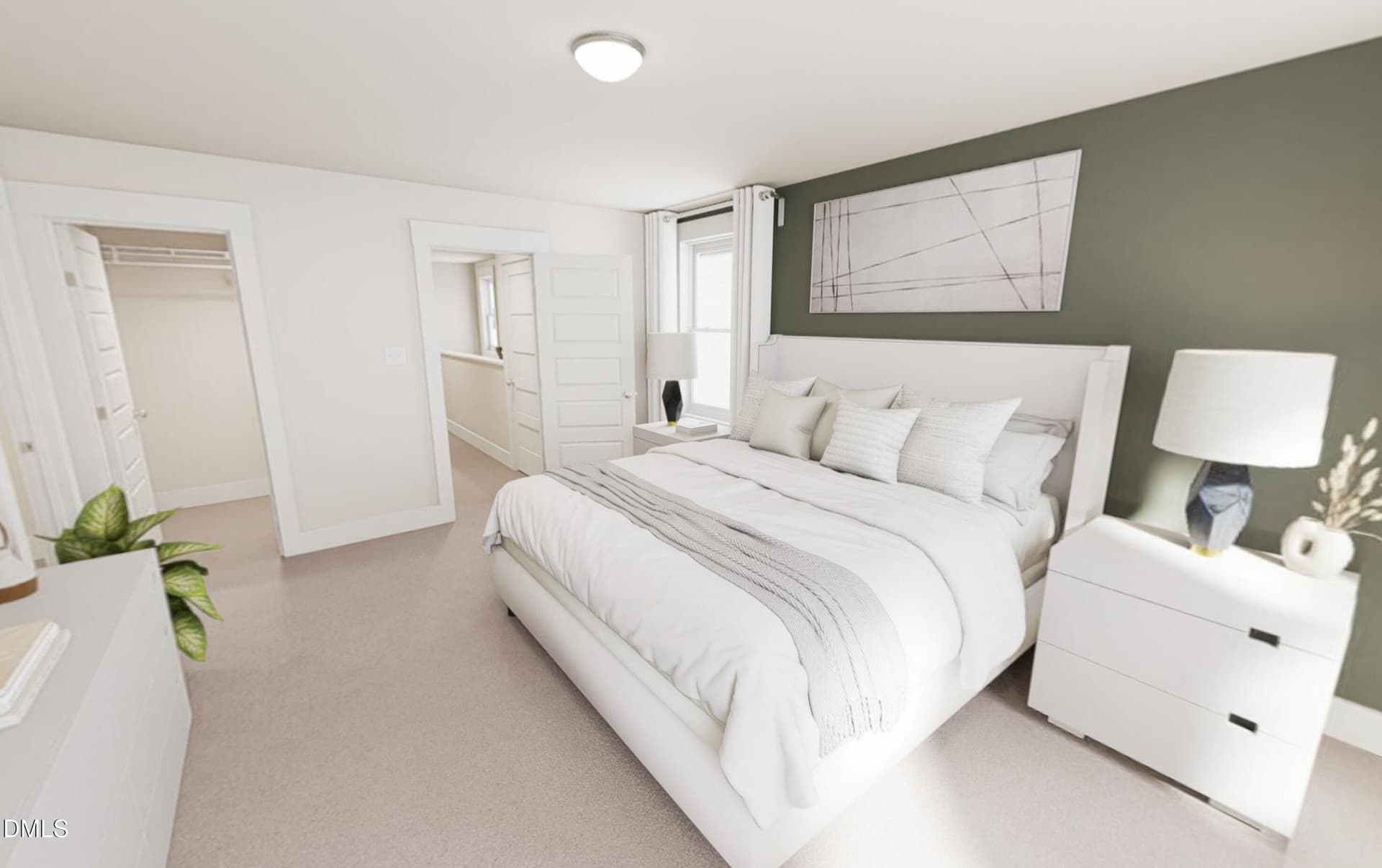 Primary Bedroom rendering - 1804 Avett Song Place, Wendell, NC 27591