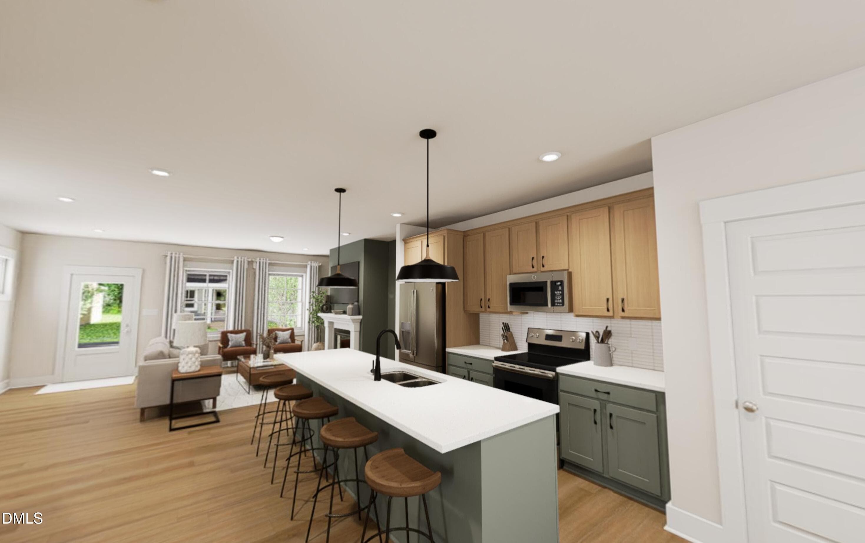 1st floor rendering - 1804 Avett Song Place, Wendell, NC 27591