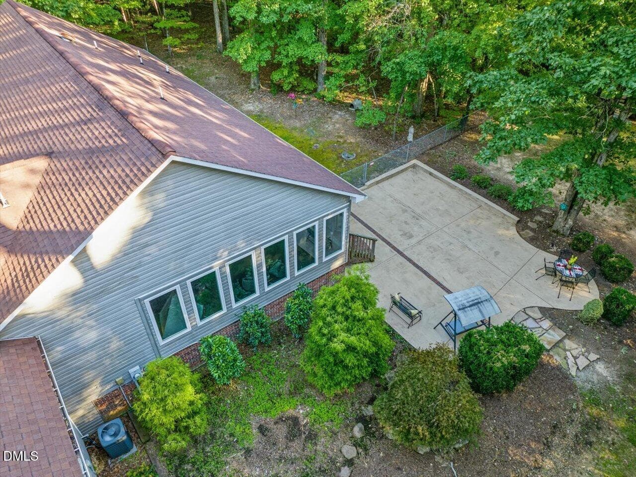 88-Aerial View - 4628 Harmony Lane, Efland, NC 27243