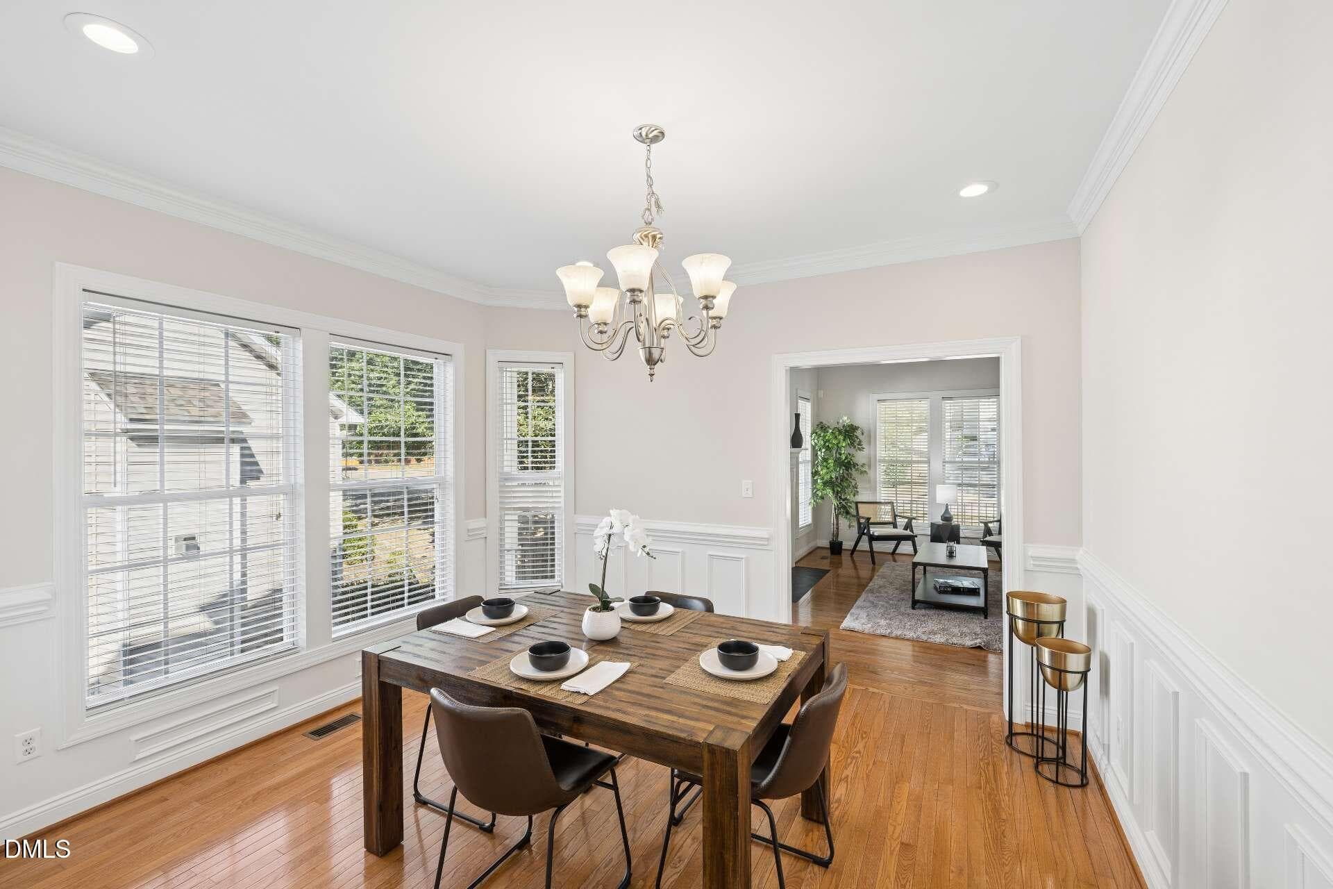 Dining Room with Natural Light - 516 Deacon Ridge Street, Wake Forest, NC 27587