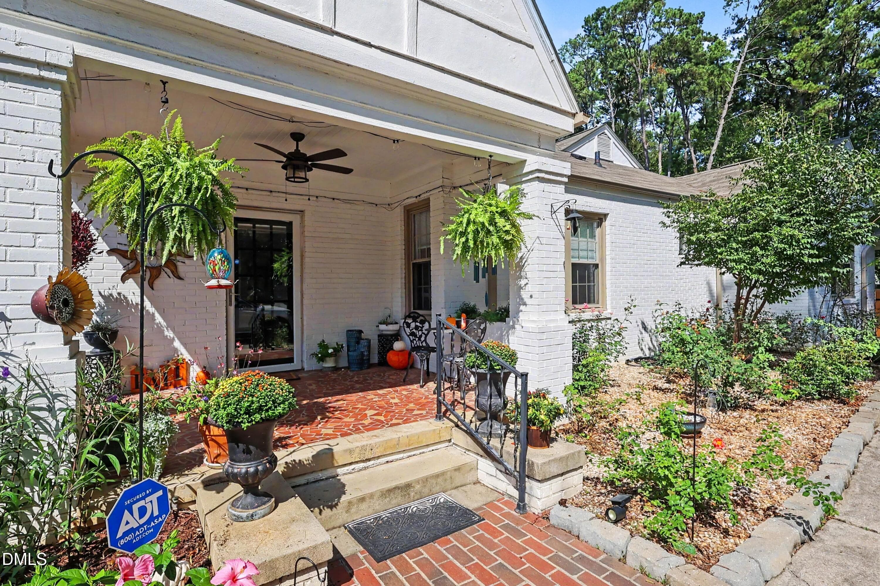 Charming side patio - 305 S Walnut Street, Spring Hope, NC 27882, Spring Hope