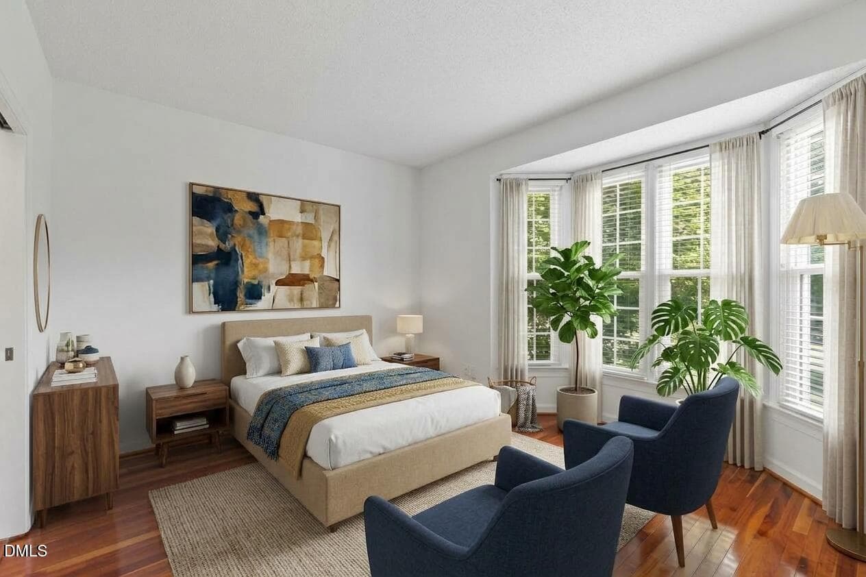 4933 1st Bedroom VS - 4933 Harbour Towne Drive, Raleigh, NC 27604