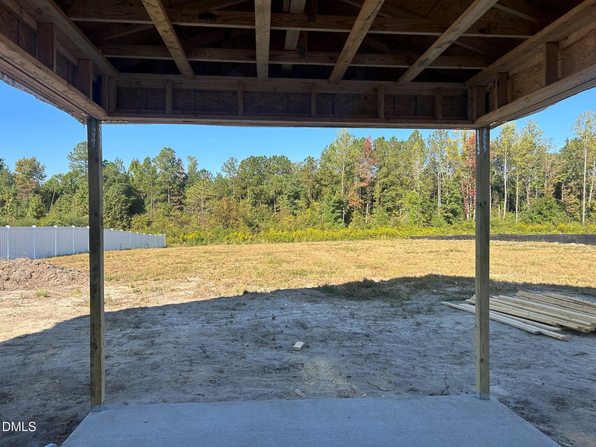43 back view from veranda - 156 Mendenhall Drive, Angier, NC 27501