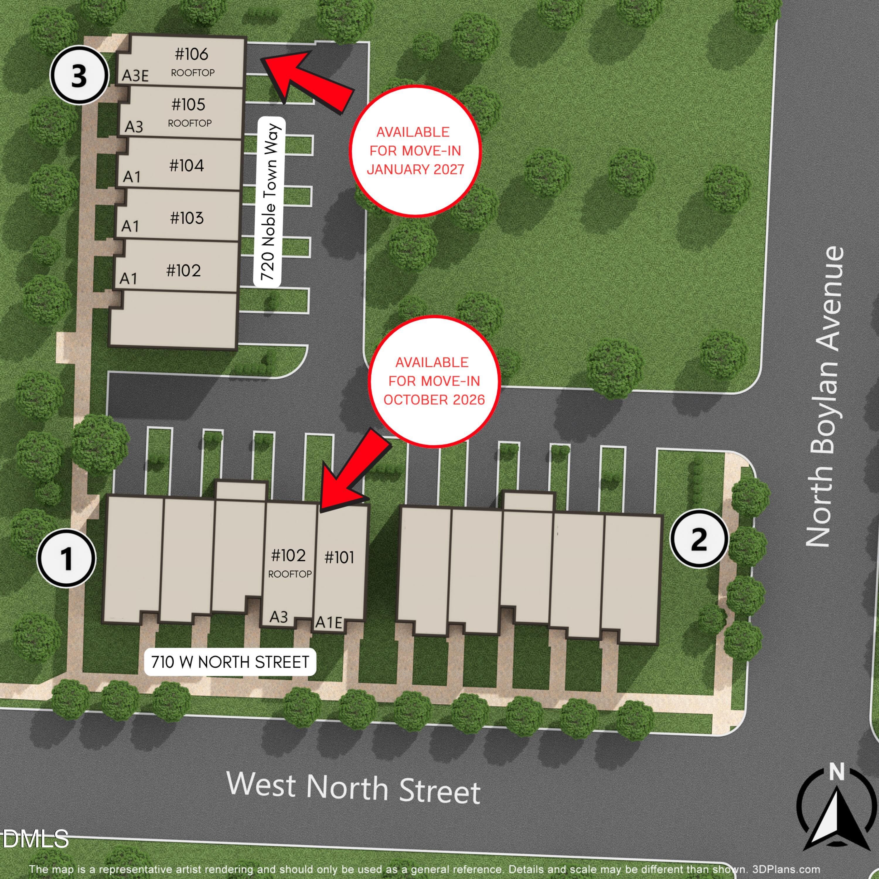 1 - 710 W North Street 101, Raleigh, NC 27603