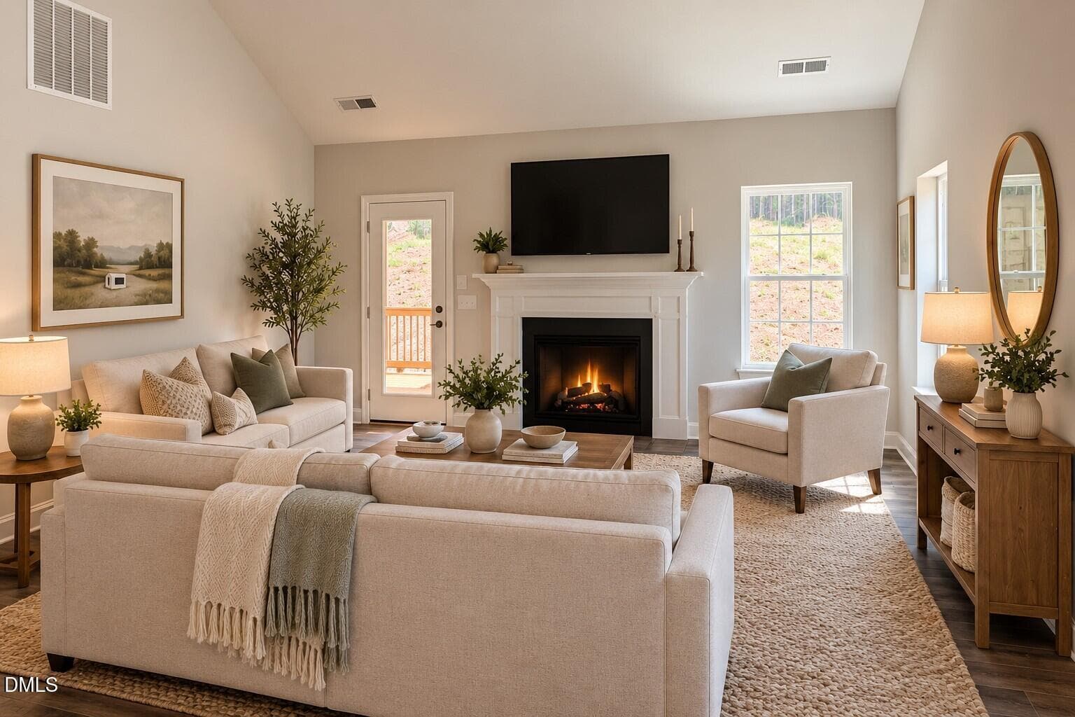 Living Room - 1516 Reese Court, Burlington, NC 27217