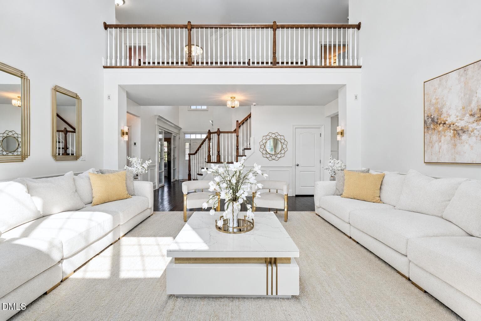 Sunlit Luxury Living Room2 - 507 Swift Creek Crossing, Durham, NC 27713