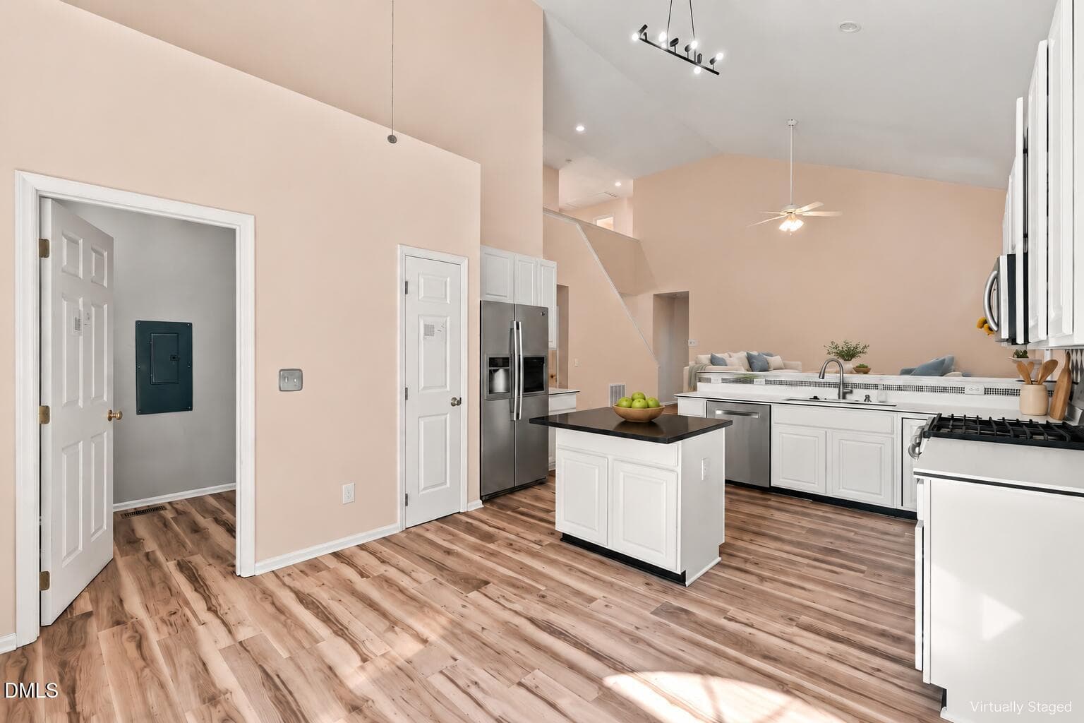 Kitchen- Virtually Staged - 13112 Elmleaf Court, Raleigh, NC 27614