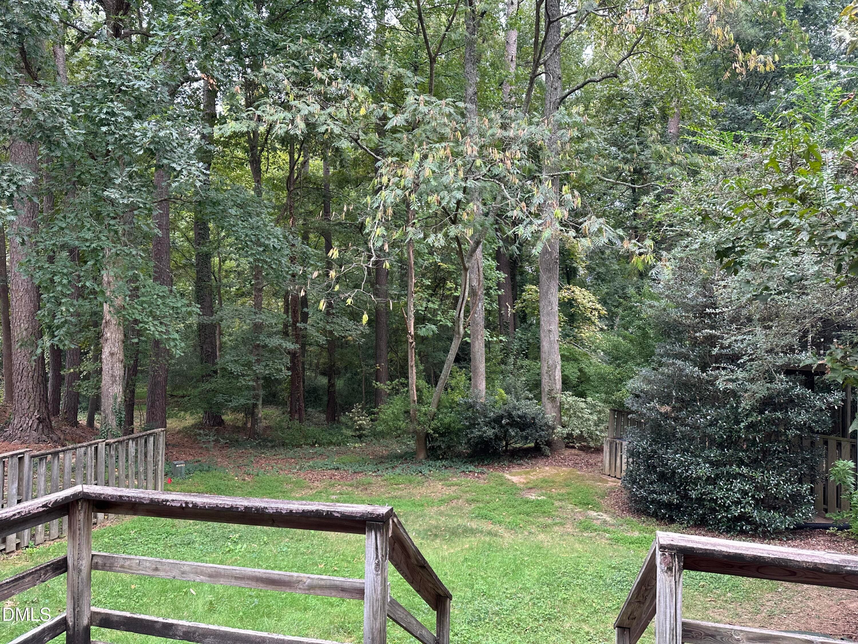 backyard - 6260 Fountainhead Drive, Raleigh, NC 27609