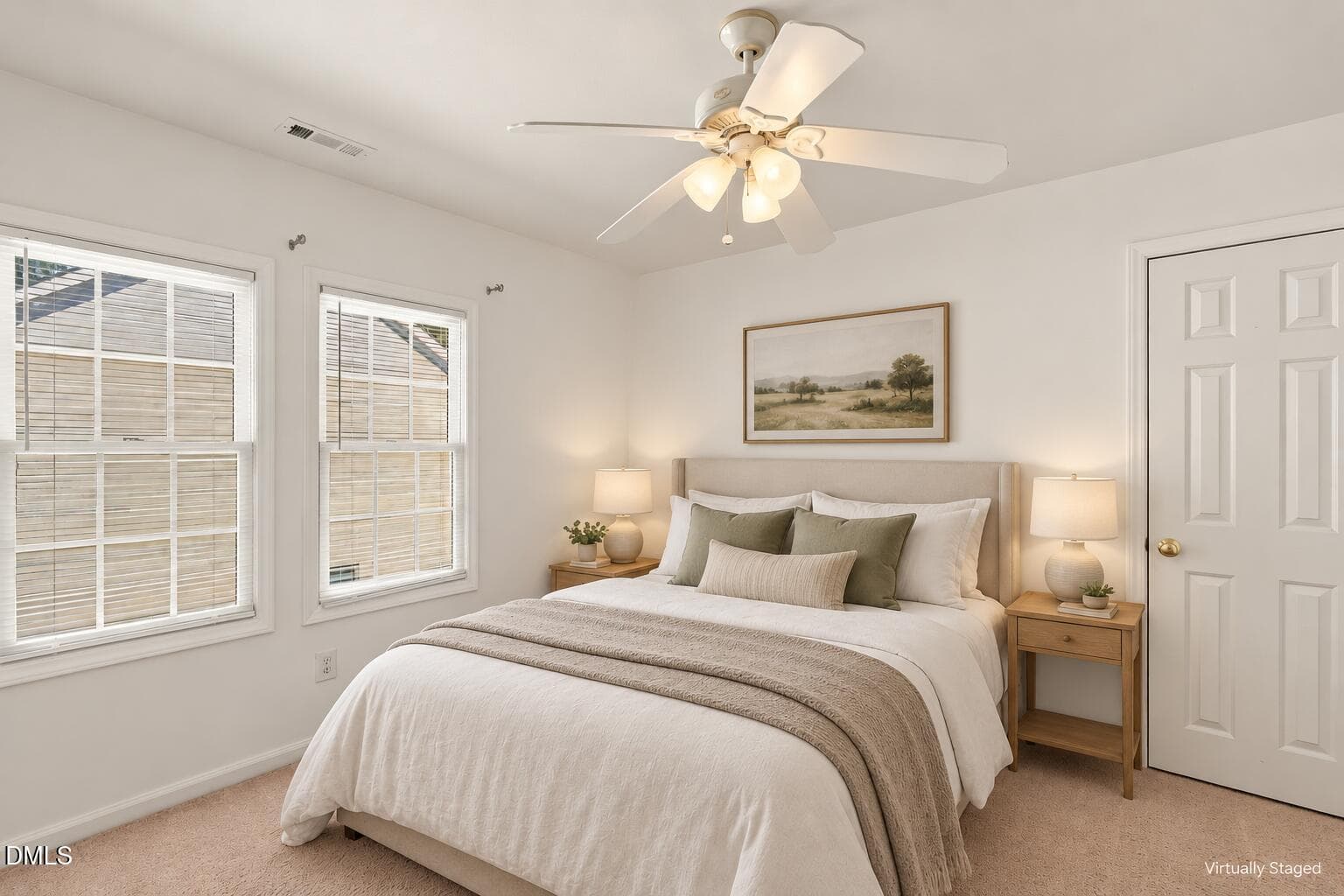 Bedroom 3 - Virtually Staged - 13112 Elmleaf Court, Raleigh, NC 27614