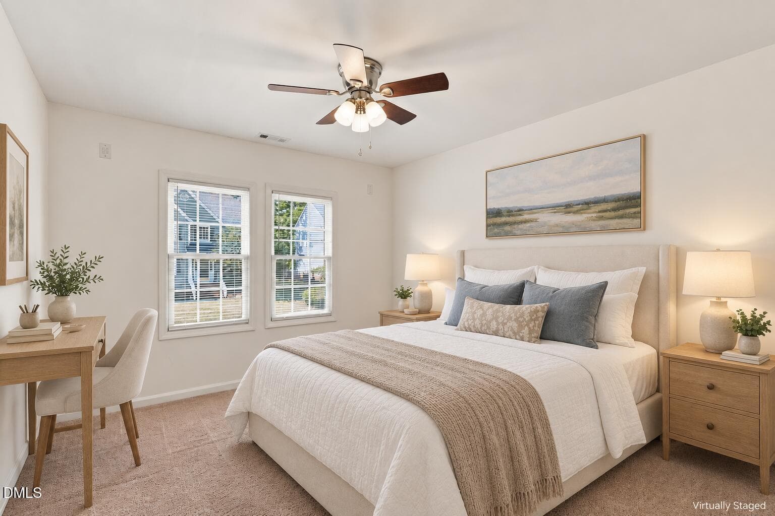 Bedroom 4 - Virtually Staged - 13112 Elmleaf Court, Raleigh, NC 27614