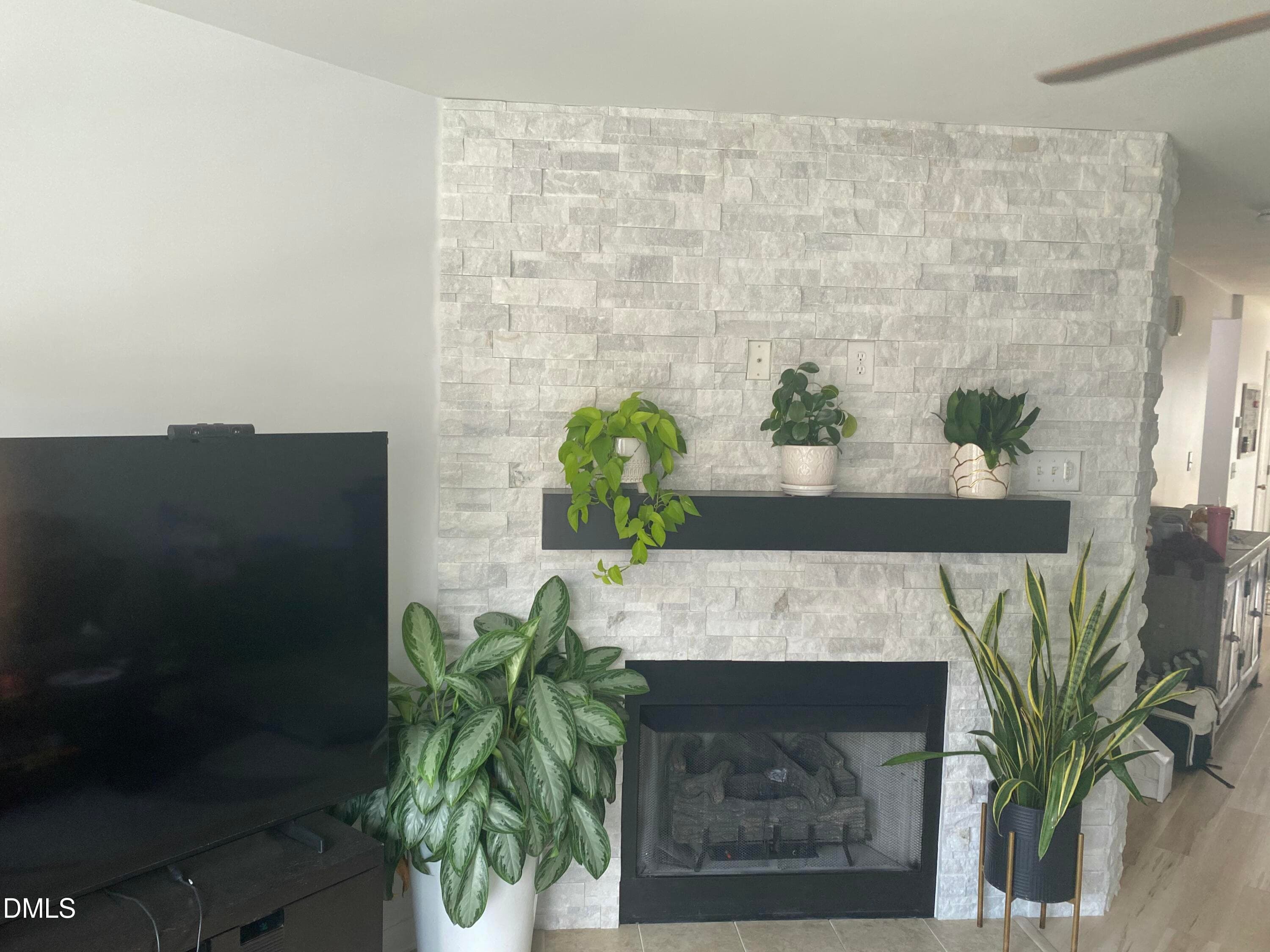 Living Rm Fireplace - 9826 Layla Avenue, Raleigh, NC 27617