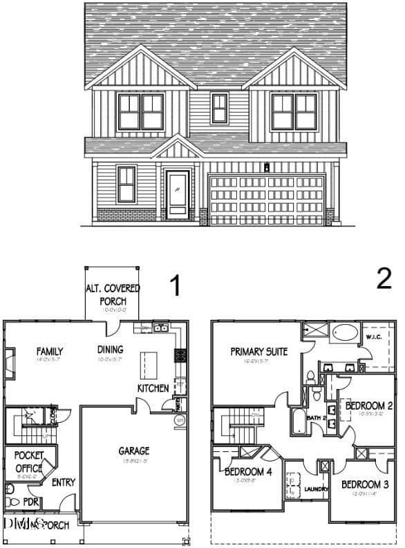 Floorplan - 2004 Pollinator Place, Mebane, NC 27302