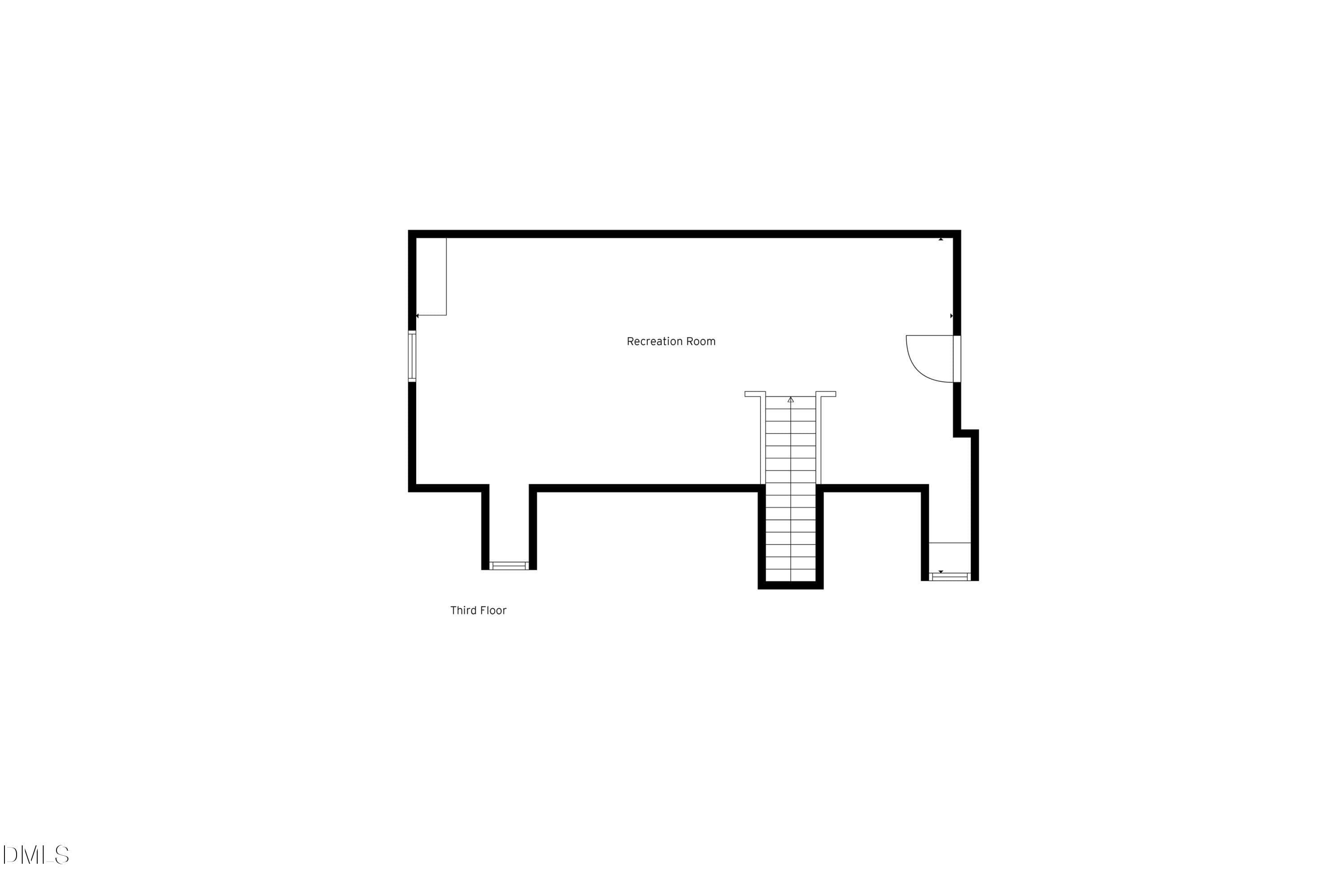 Third Floor Sketch - 4109 Millyork Court, Apex, NC 27539