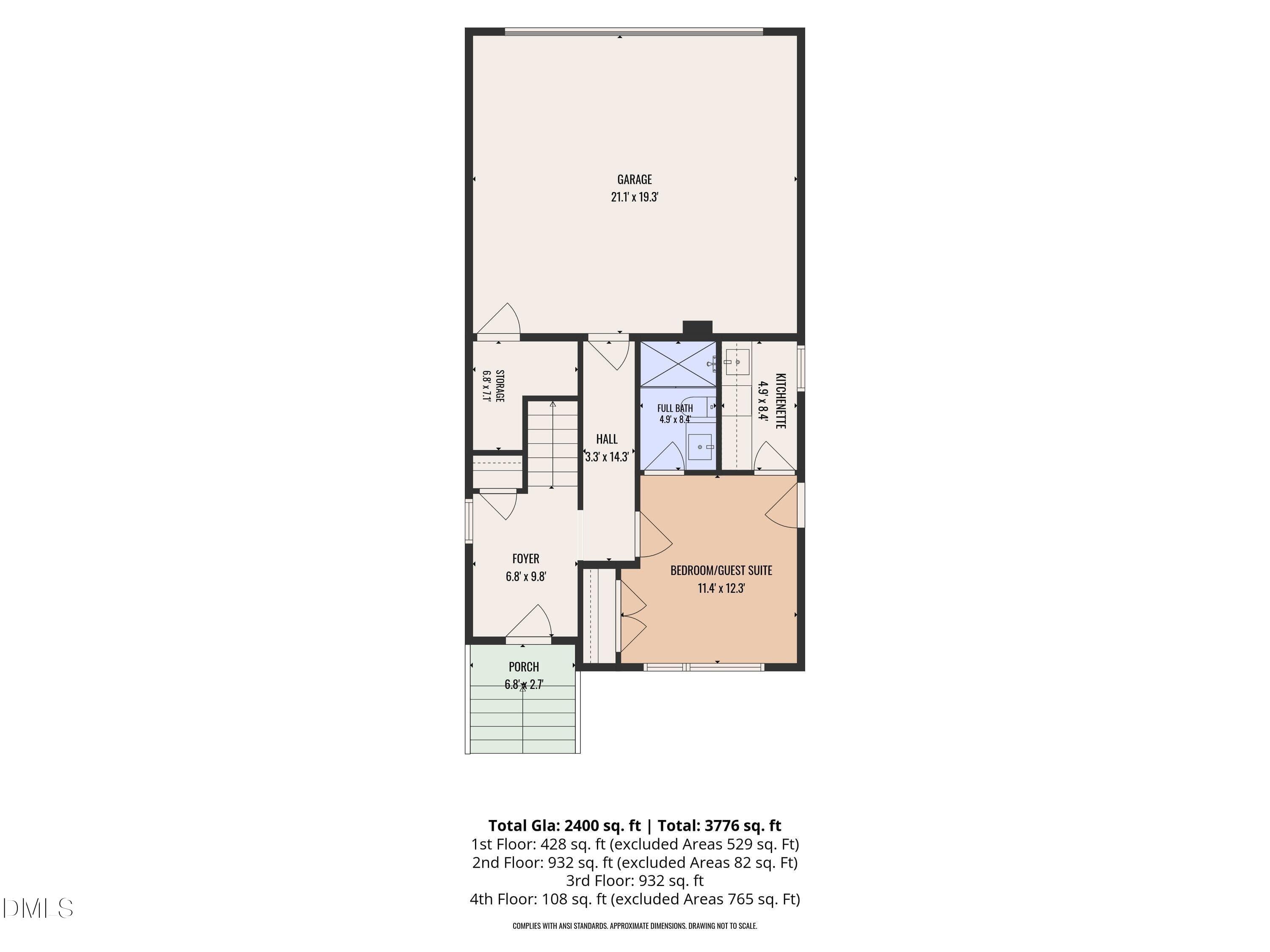 1st FLOOR - 805 N Roxboro Street, Durham, NC 27701