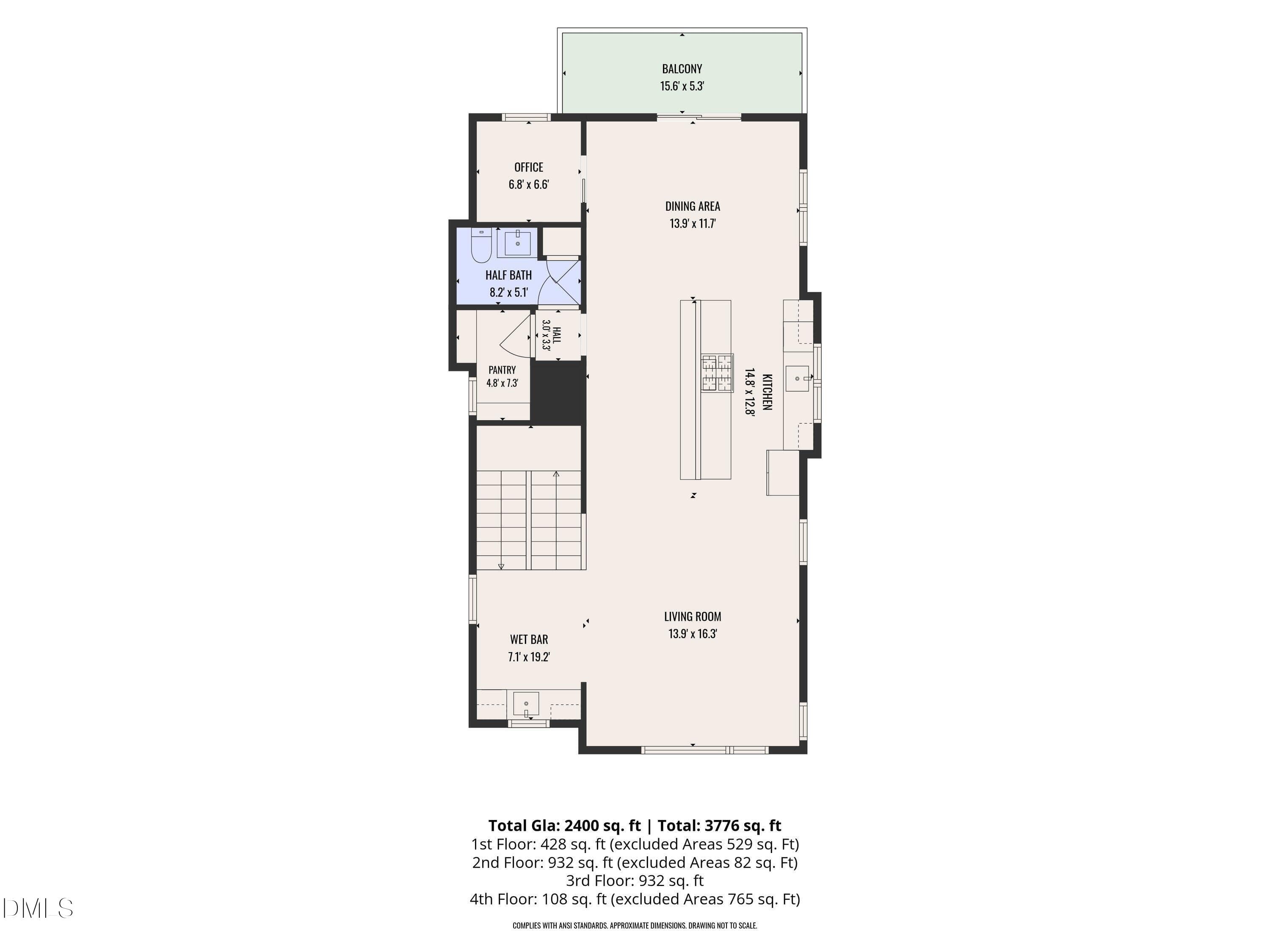 2ND FLOOR - 805 N Roxboro Street, Durham, NC 27701