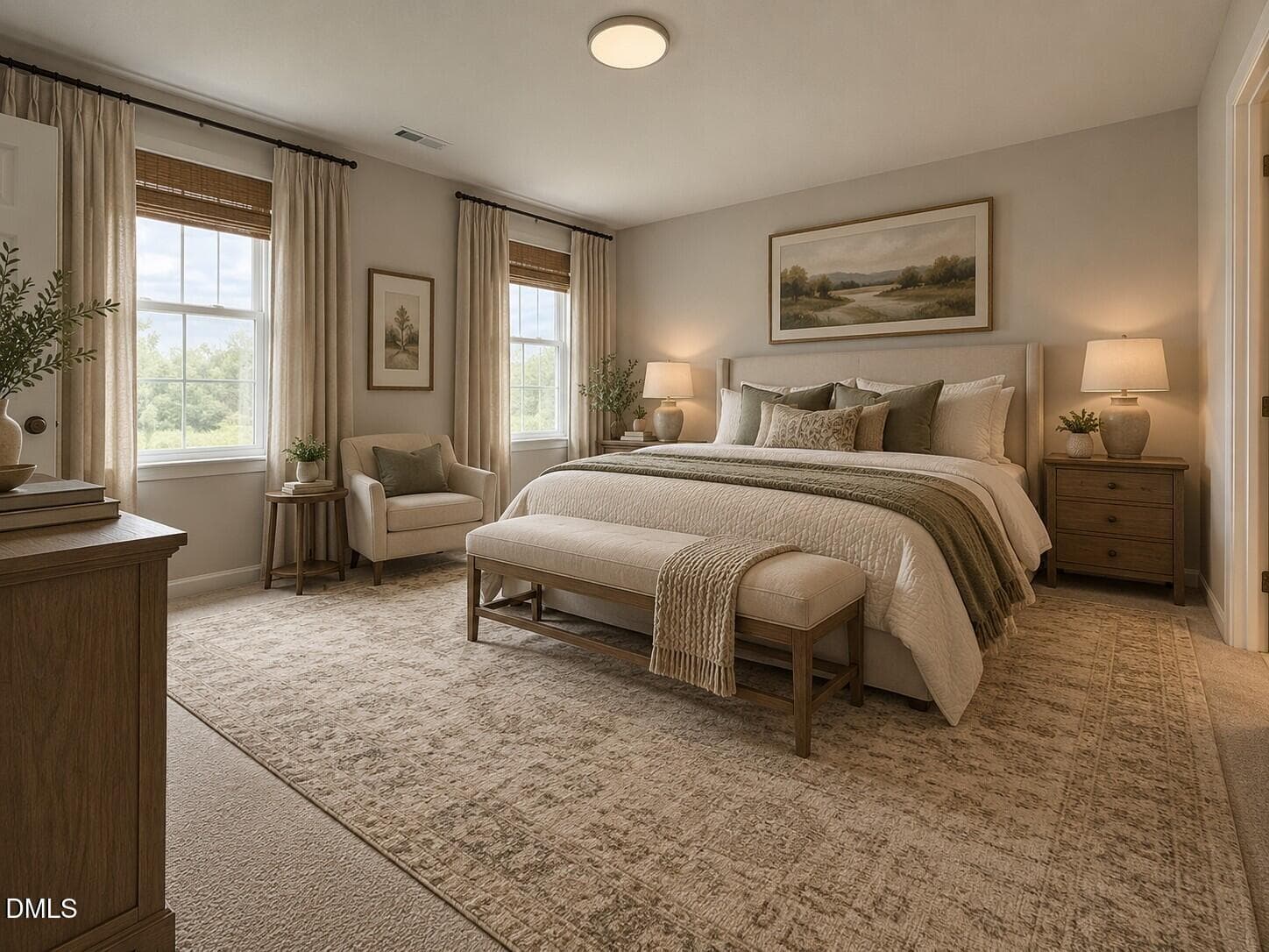 Primary Bedroom - 1645 Gerringer Mill Road, Burlington, NC 27217