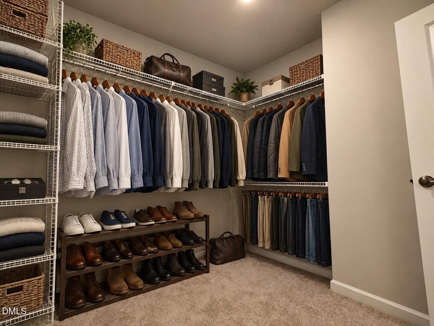 Primary Closet - 1645 Gerringer Mill Road, Burlington, NC 27217