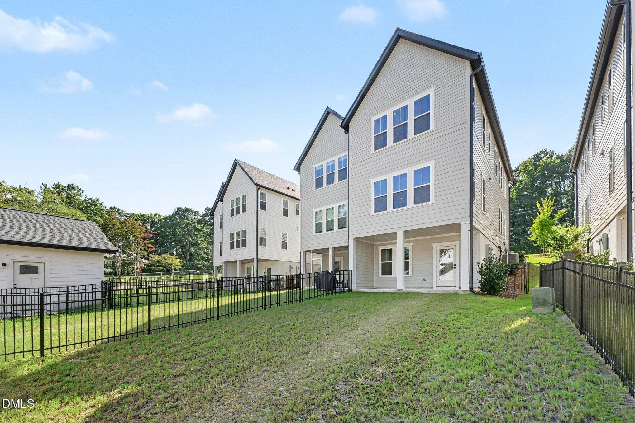 Rear of Home and fenced yard - 861 Athens Drive 101, Raleigh, NC 27606