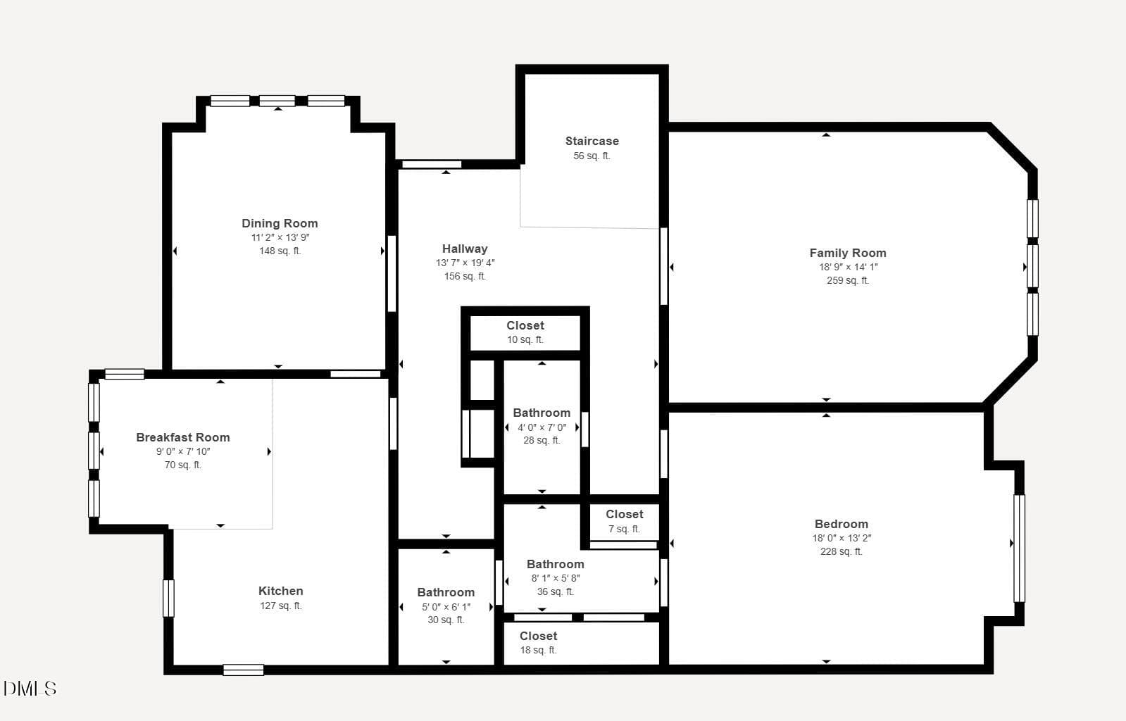 1821 Falls Church Road - Floor 1 - 1821 Falls Church Road, Raleigh, NC 27609