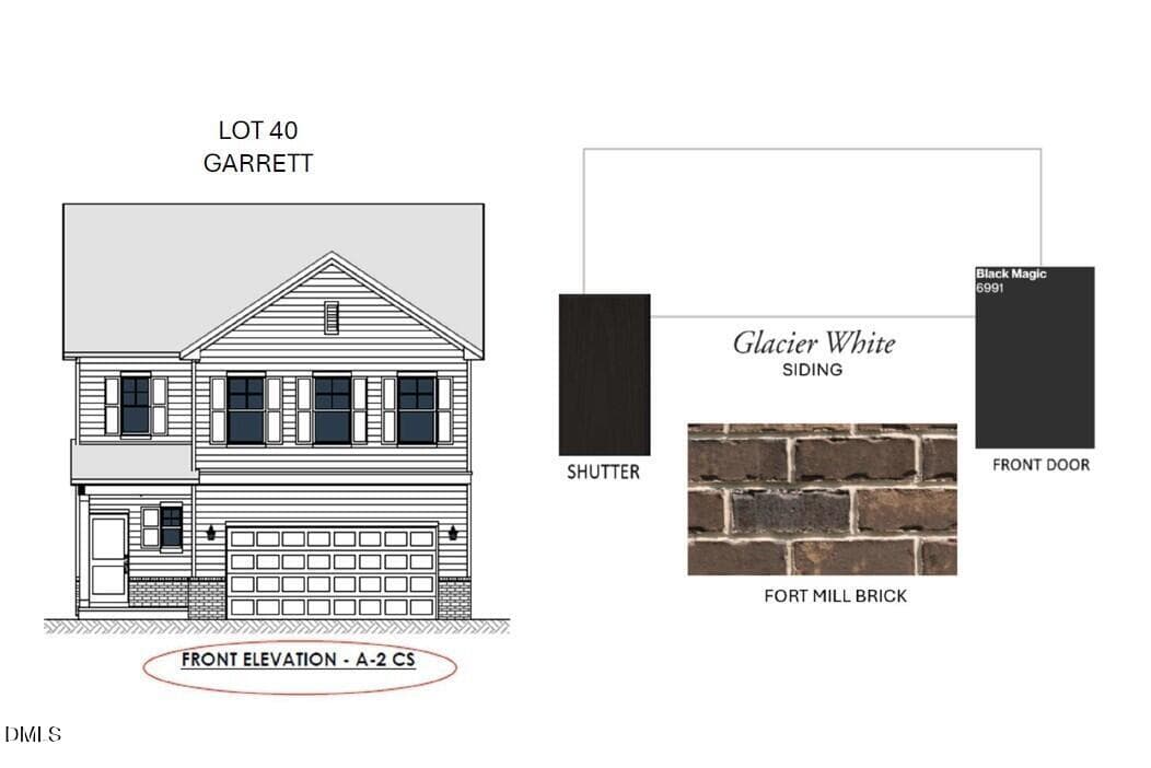 Lot 40 colors - 101 Three Kings Way, Albemarle, NC 28001
