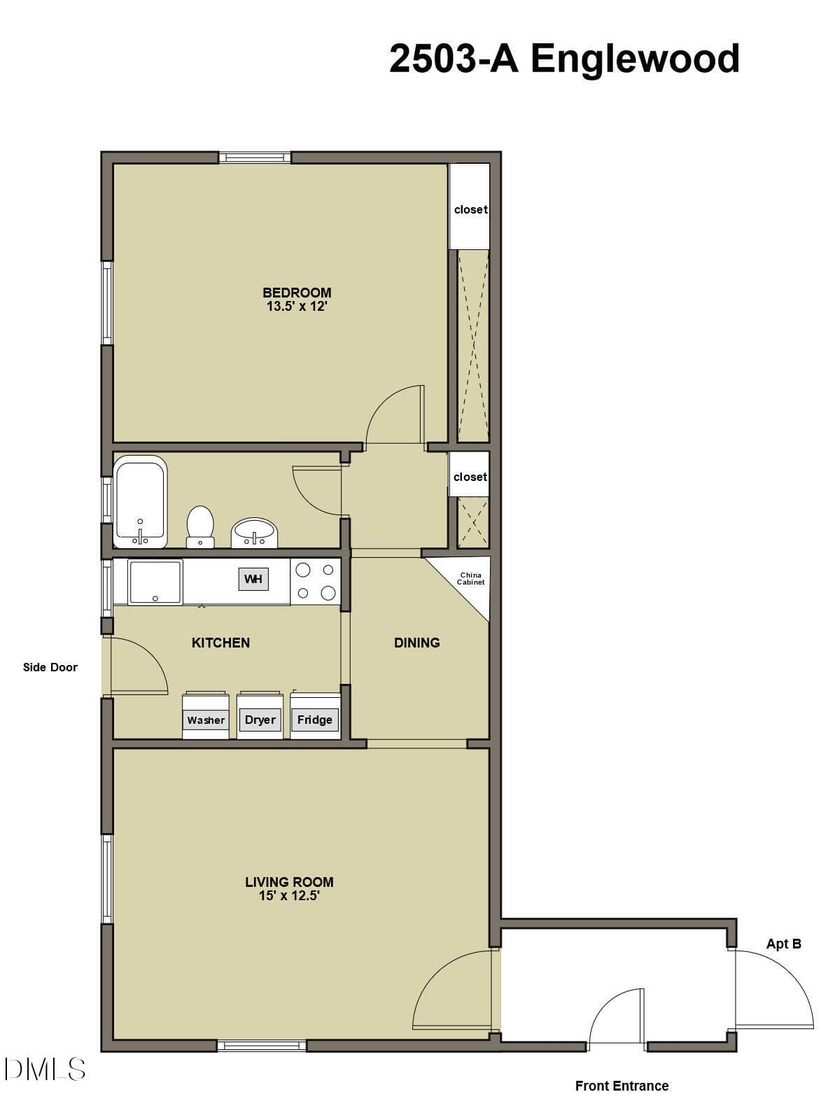 Floor Plan - 2503 Englewood Avenue, Durham, NC 27705, Durham