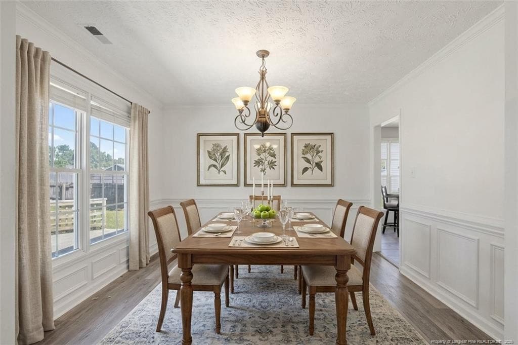 Formal Dining-Virtually Staged - 5416 Finish Line Drive, Hope Mills, NC 28348, Hope Mills