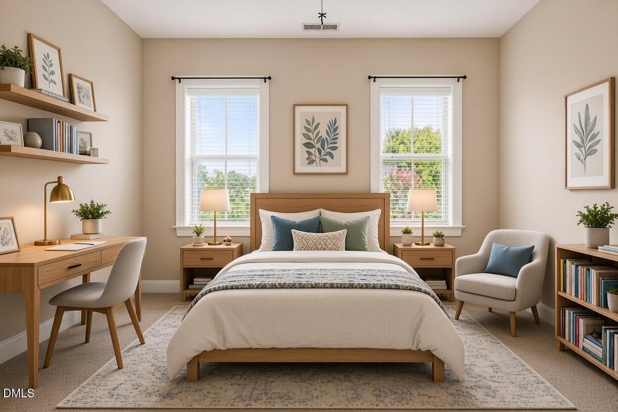 bed2 - 4116 Alpine Clover Drive, Wake Forest, NC 27587