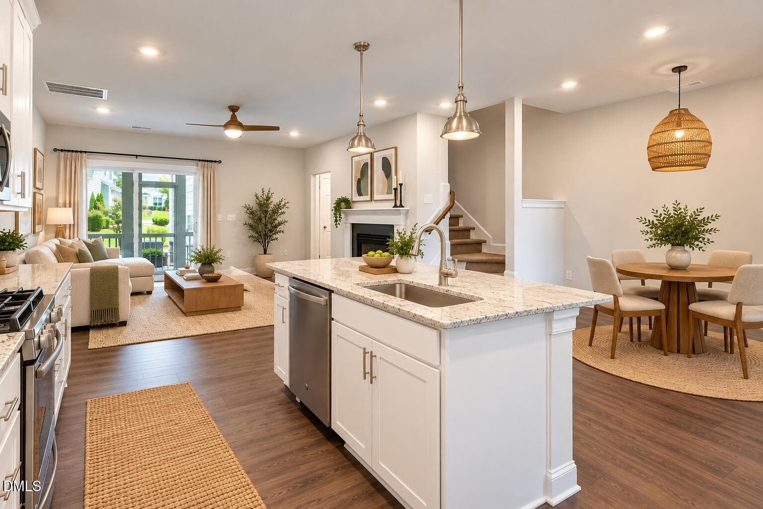 Kitchen to Family - 211 Amethyst Way, Durham, NC 27703