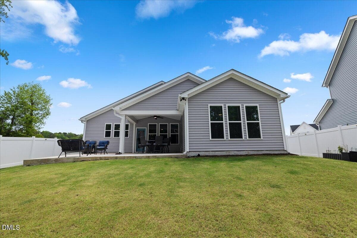Roomy yard - 9013 Dupree Meadow Drive, Angier, NC 27501, Angier