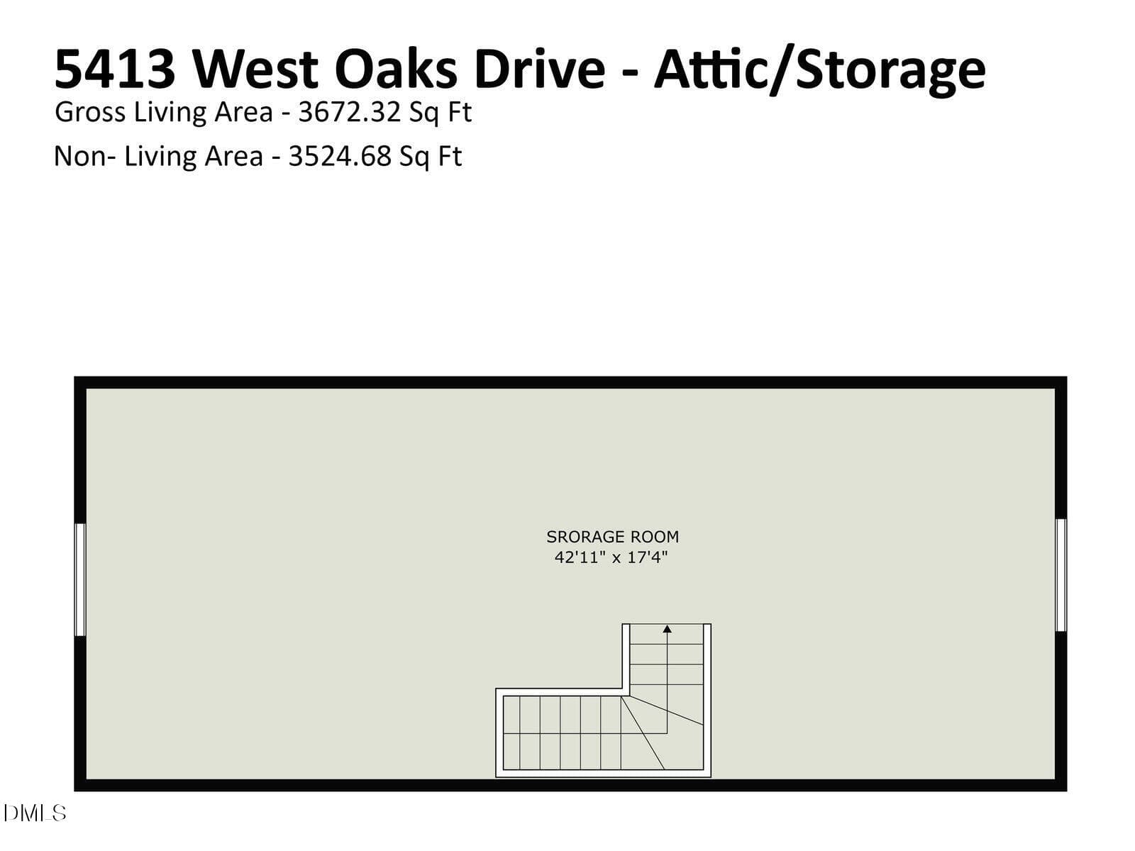 Unfinished 3rd Floor - 5413 W Oaks Drive, Fuquay Varina, NC 27526, Fuquay Varina