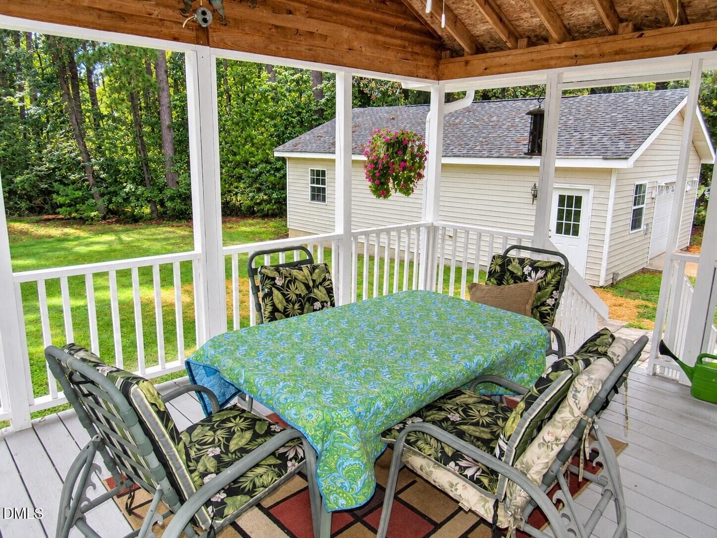 Covered deck - 1565 Spring Valley Lake Road, Henderson, NC 27537
