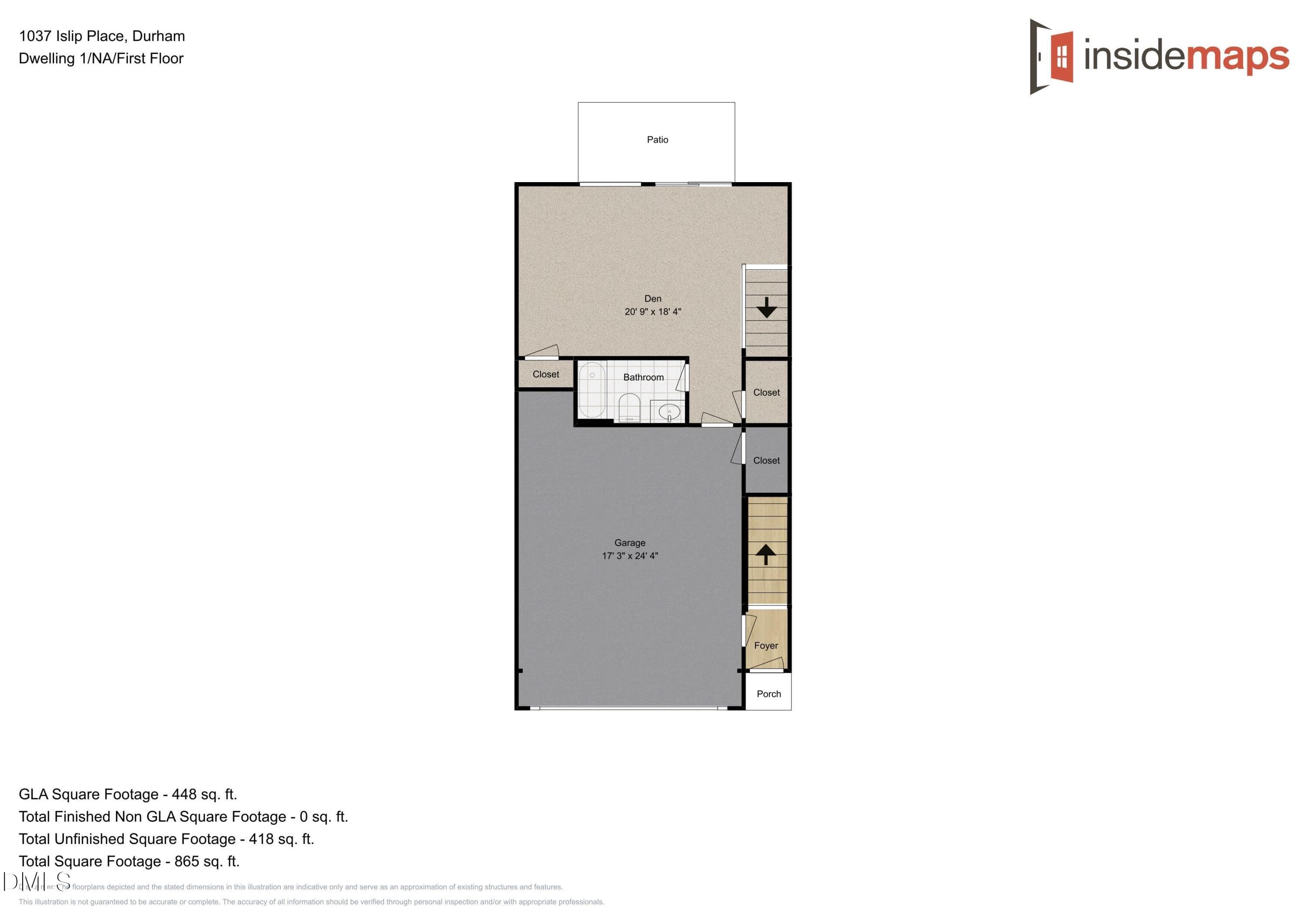 Dwelling 1NAFirst Floor - 1037 Islip Place, Durham, NC 27703