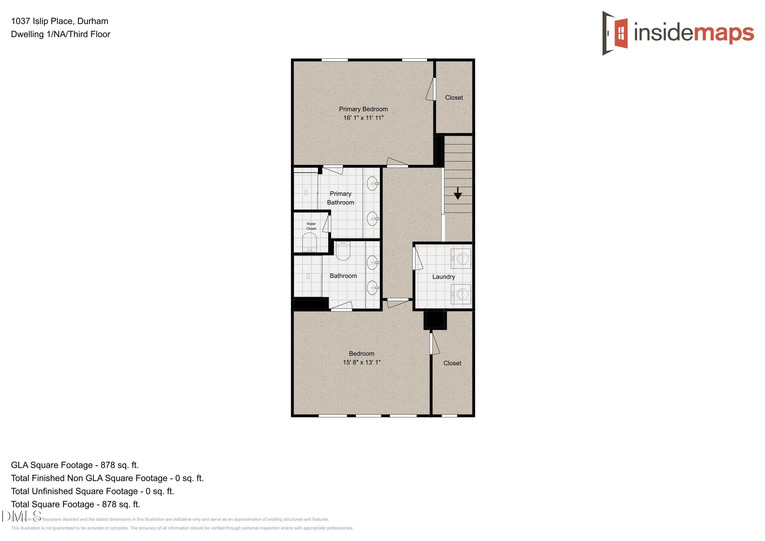 Dwelling 1NAThird Floor - 1037 Islip Place, Durham, NC 27703