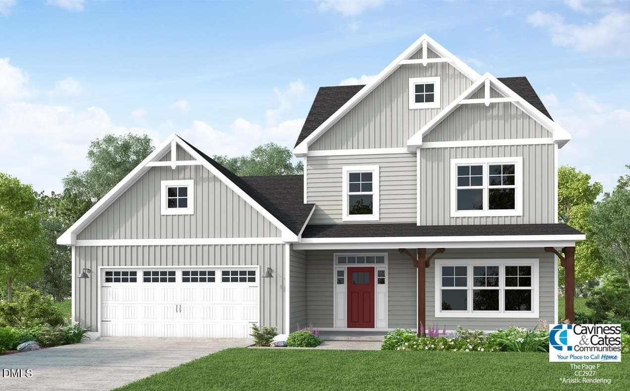 Page Elevation F - 4209 Portola Drive, Zebulon, NC 27597, Zebulon