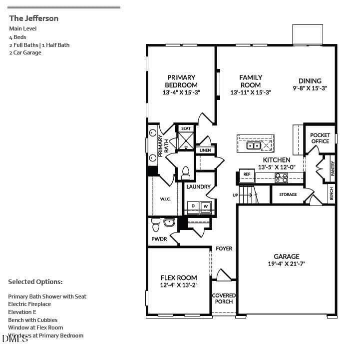 RG 16 1st floor plan - 10300 Hamish Drive, Zebulon, NC 27597, Zebulon