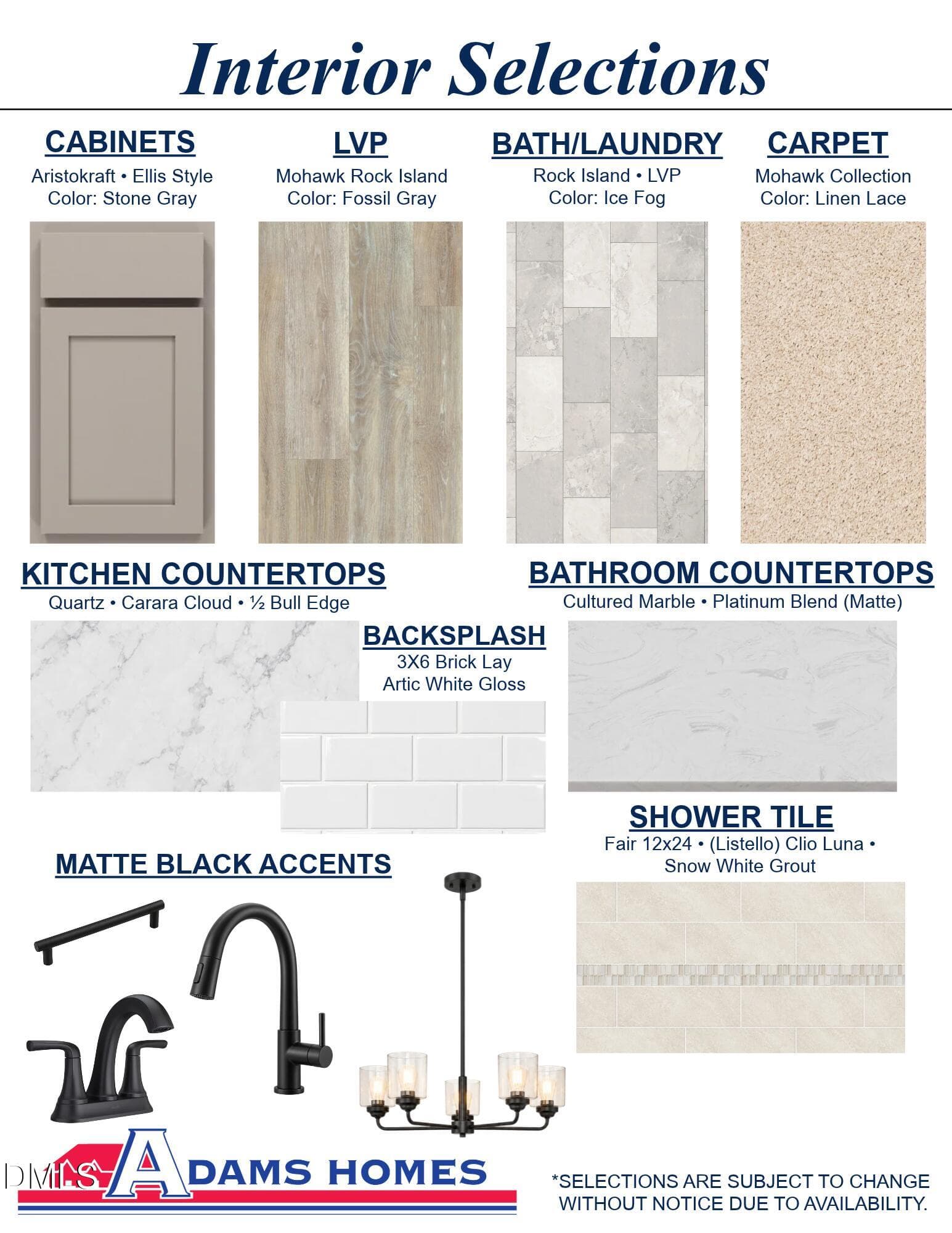 HD007-colorselections - 206 Hidden Pines Drive, Cameron, NC 28326